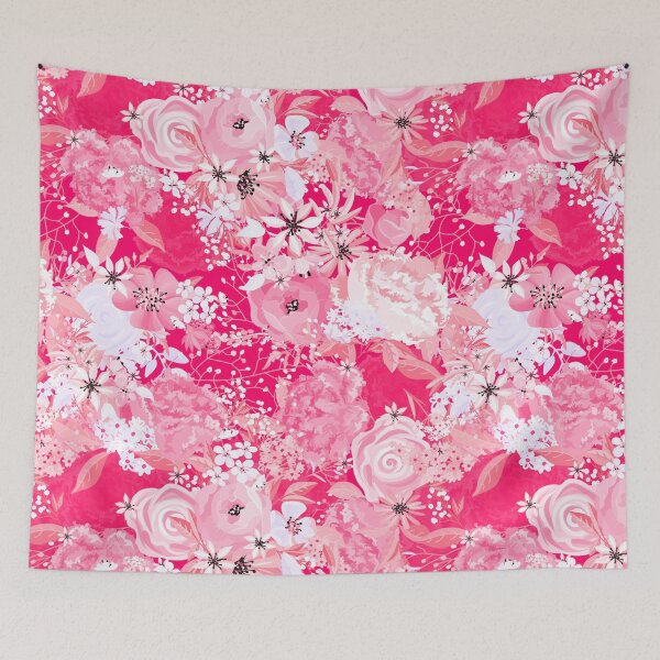Item preview, Preppy Room Decor -	Japanese Pink Sakura Floral Pattern designed and sold by Shop Your Aesthetic.