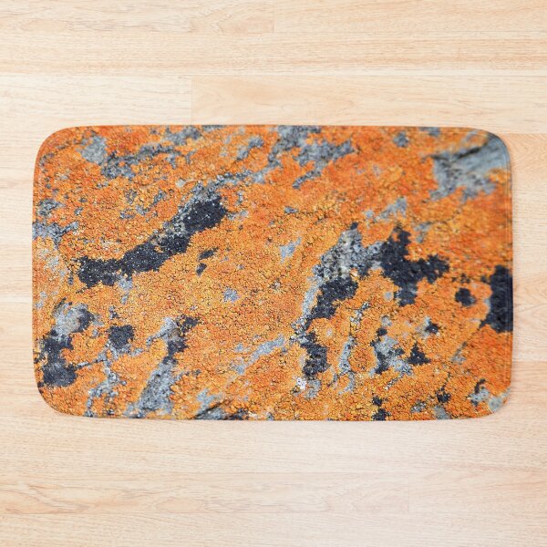 Item preview, Orange and Grey Lichen on Granite designed and sold by Jenie Yolland.