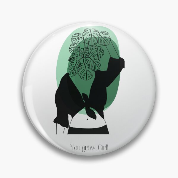 Item preview, You Grow, Girl - Woman Botanical Head  designed and sold by SpaceEnhance.