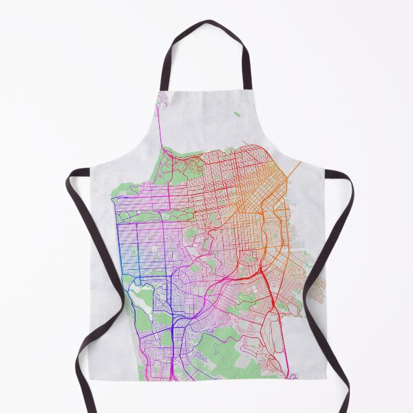 Item preview, San Francisco City Map of California, USA - Colorful designed and sold by deMAP.