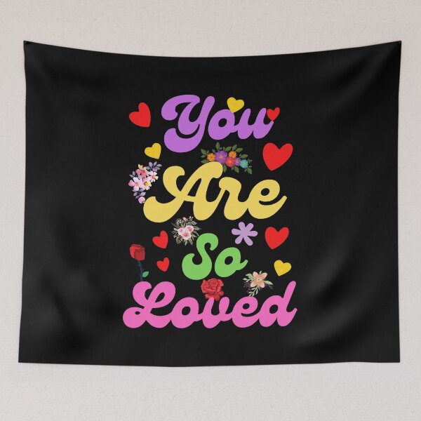 Item preview, You Are So Loved - Christian Quote designed and sold by Delandor.