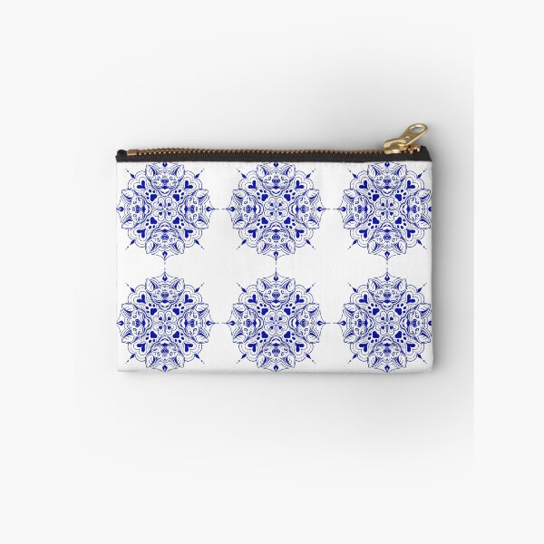 Item preview, Delft Blue Frenchie Mandala designed and sold by FruitoftheDoom.