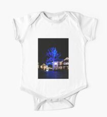 Neon Blue Tree One Piece - Short Sleeve