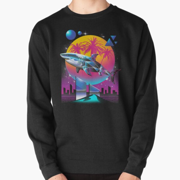 Rad Shark Pullover Sweatshirt
