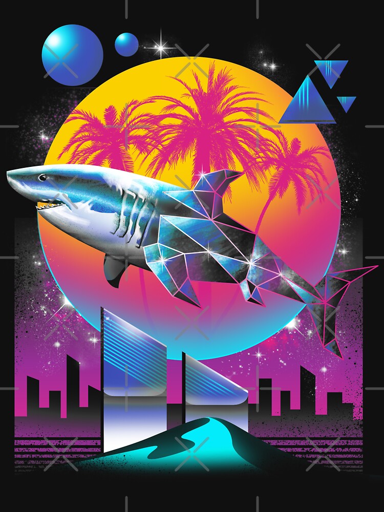 Thumbnail 3 of 3, Tank Top, Rad Shark designed and sold by vincenttrinidad.