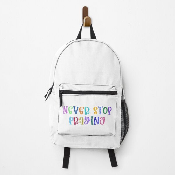 Item preview, Never Stop Praying - Motivational Christian Quotes designed and sold by CommittedGrace.