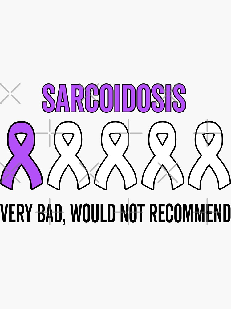 Disover Sarcoidosis Very Bad Would Not Recommend One Star Rating  Sticker