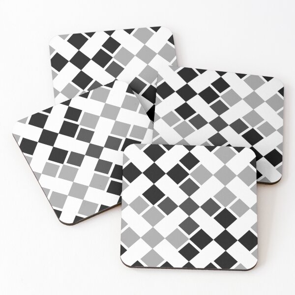 Item preview, Checkerboard style random gray and black plaid designed and sold by anenastudio.