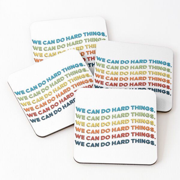 Item preview, Funny We Can Do Hard Things designed and sold by Meggie179.