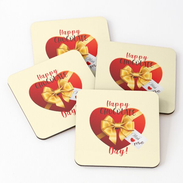Item preview, Happy Chocolate Day! (on Cream) designed and sold by PawsitiveMum.
