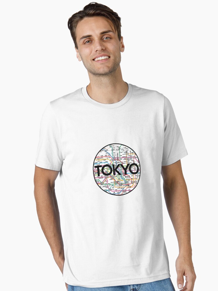 Thumbnail 1 of 7, Essential T-Shirt, Tokyo designed and sold by luggagestickers.