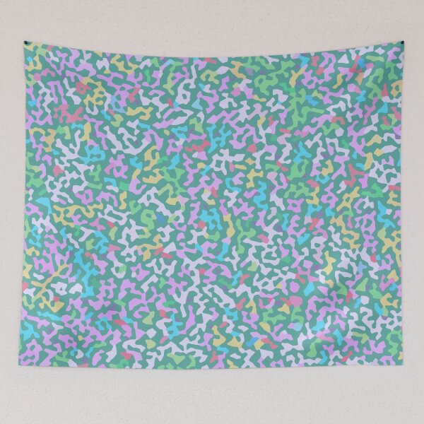 Item preview, Urban Camo Teal Pink Aqua Abstract Design designed and sold by AraljanFusion.
