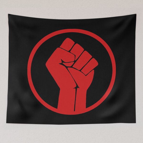 Item preview, Raised fist - Red designed and sold by ValentinaHramov.