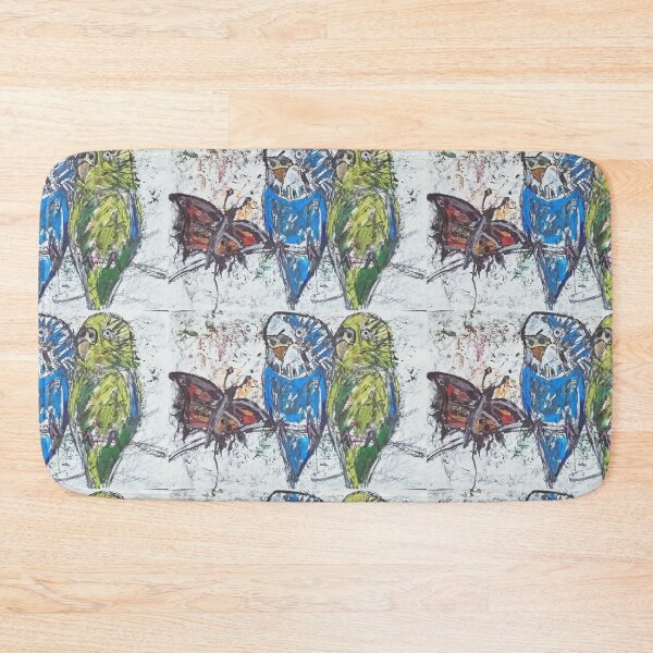 Item preview, Two budgies & a dead butterfly  designed and sold by JNolanCrafts.