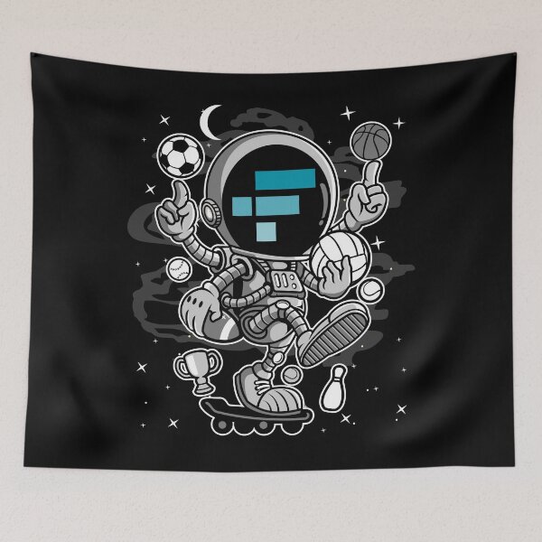 Item preview, Astronaut Skate FTX Coin Trading Crypto Token Blockchain Wallet designed and sold by EarlineCormier.