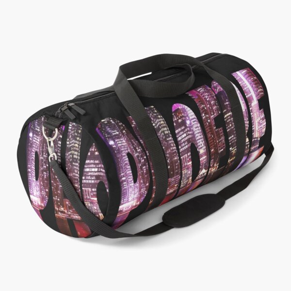 Item preview, Phoebe name text with cityscape and water reflection at night designed and sold by Areashor.