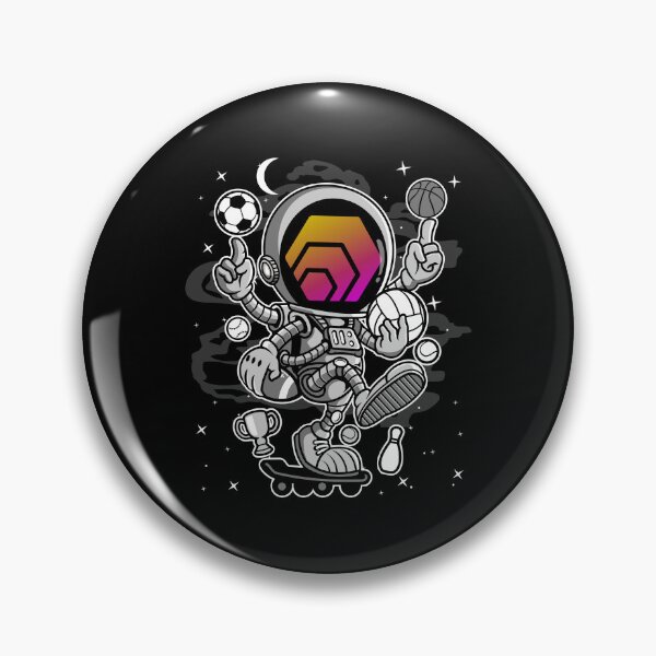 Item preview, Astronaut Skate HEX Coin Trading Crypto Token Blockchain Wallet designed and sold by EarlineCormier.