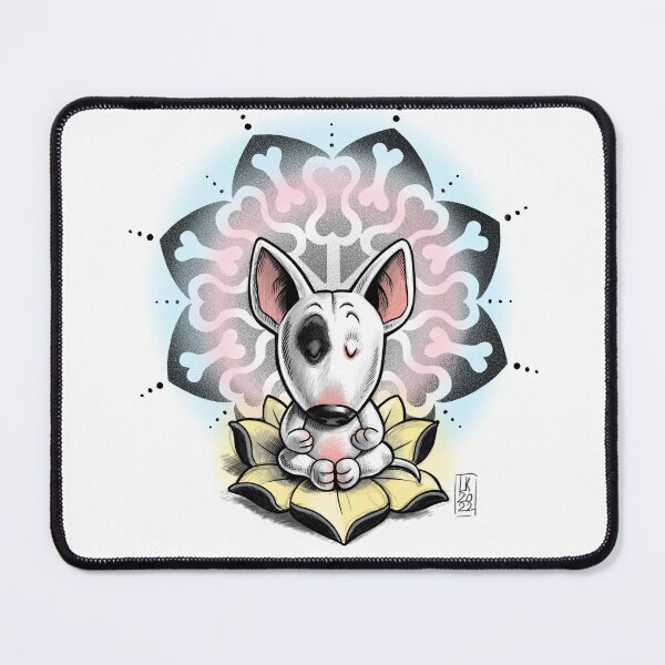 Item preview, Zen bullterrier puppy designed and sold by FruitoftheDoom.