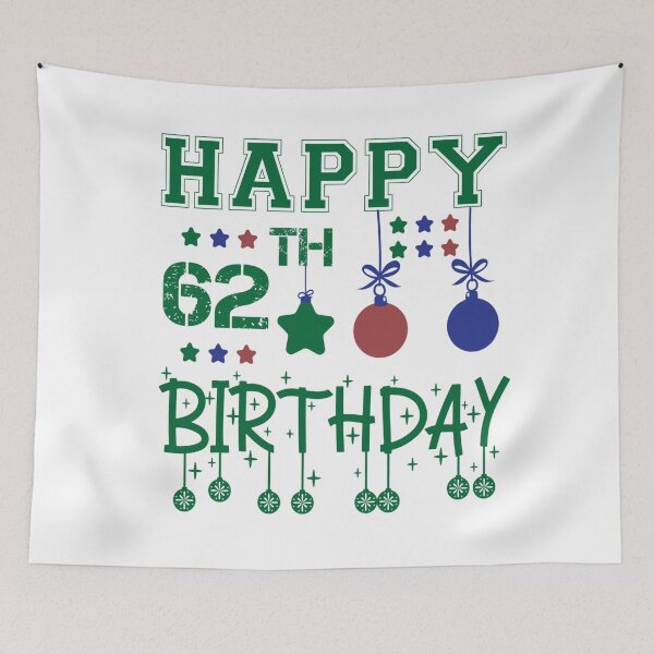 Item preview, Happy 62th birthday designed and sold by Designhub14.