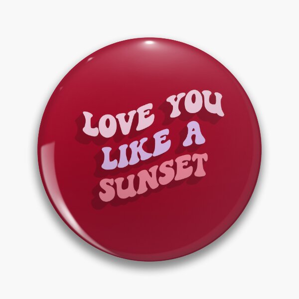 Item preview, Preppy Room Decor -	love you like a sunset designed and sold by Shop Your Aesthetic.