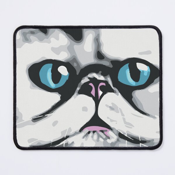 Item preview, Cat Face Close-Up. Cute White Aminal. designed and sold by Printable-Cutie.