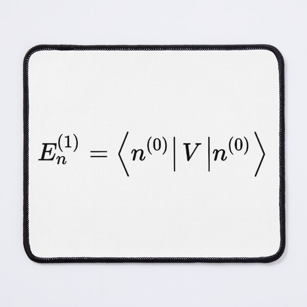 Item preview, First order energy shift, quantum physics perturbation theory designed and sold by NoetherSym.
