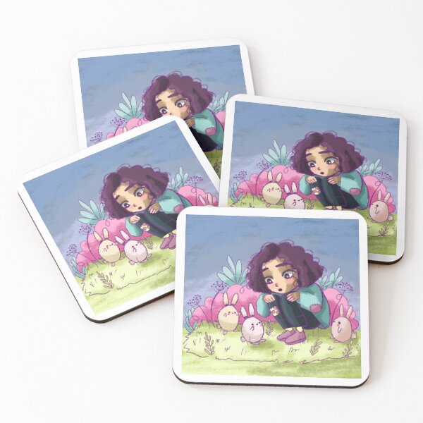 Item preview, Cute charater with three bunnies designed and sold by Mayarart.