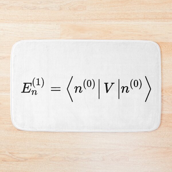 Item preview, First order energy shift, quantum physics perturbation theory designed and sold by NoetherSym.