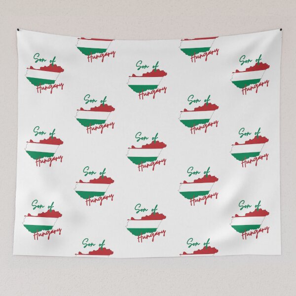 Item preview, Son of Hungary Map Flag designed and sold by NovawayDirect.