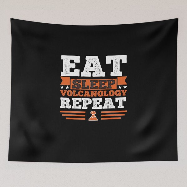 Item preview, Volcanology. Eat. Sleep designed and sold by orlumbuspirate.