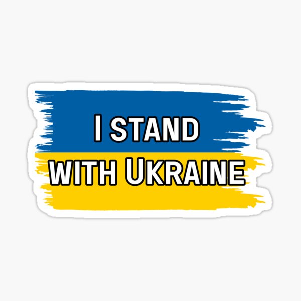 show support to Ukraine No war in Ukraine decal vinyl sticker dove ...