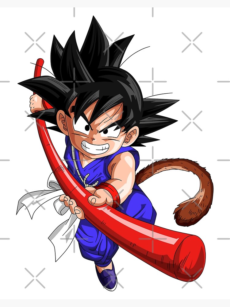 SON GOKU DRAGON BALL Z70.png Poster for Sale by LucioFriesq