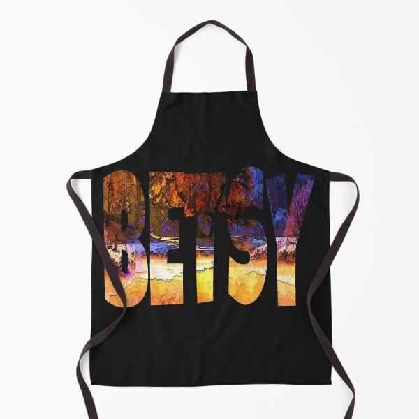 Item preview, Betsy name text with colourful country autumn design designed and sold by Areashor.