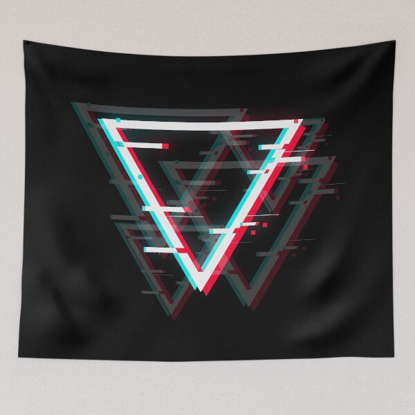 Item preview, Trending modern glitch triangle music tone designed and sold by oldeck.