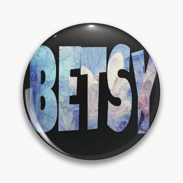 Item preview,  Betsy name text with blue texture interest design designed and sold by Areashor.
