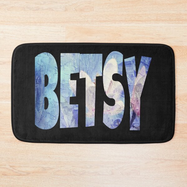 Item preview,  Betsy name text with blue texture interest design designed and sold by Areashor.