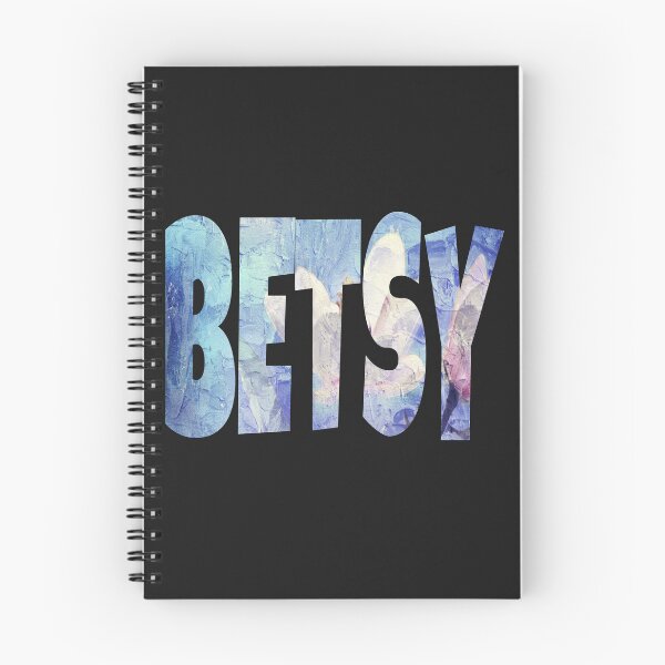 Item preview,  Betsy name text with blue texture interest design designed and sold by Areashor.