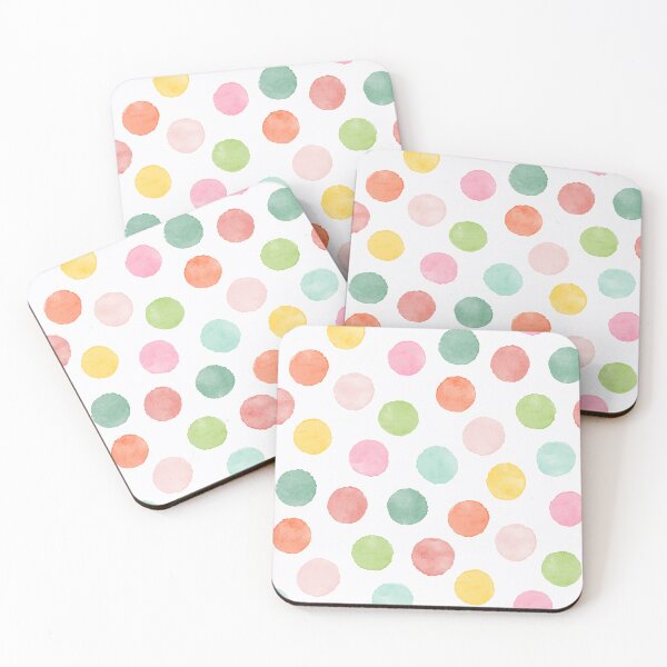 Item preview, Watercolor polka dots, pastel color (large) designed and sold by Studio Dotsch.