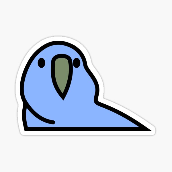 Item preview, PartyParrot - Dark Blue designed and sold by Korben-Dallas.