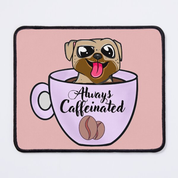 Item preview, Always Caffeinated Dog in the Cup designed and sold by Vavilonskaya.