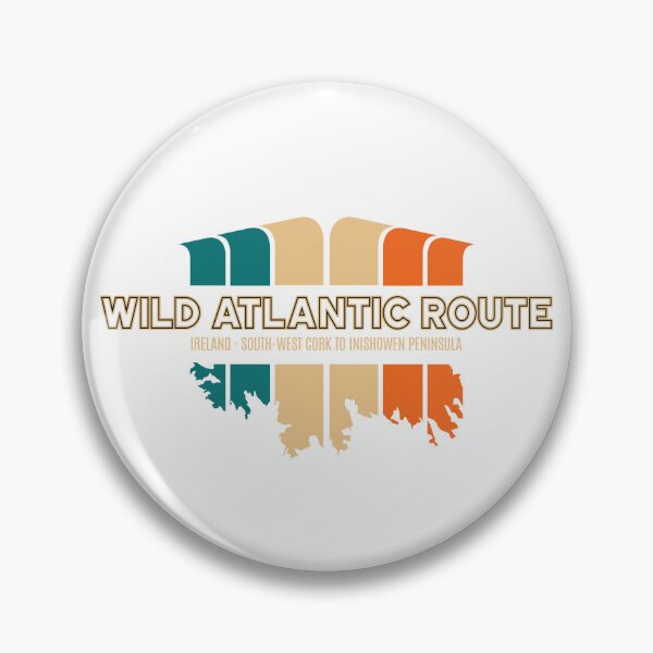 Item preview, Ireland - Wild Atlantic Route 2022 Retro Design 1 designed and sold by ROADTROOPER.