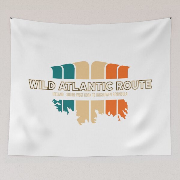 Item preview, Ireland - Wild Atlantic Route 2022 Retro Design 1 designed and sold by ROADTROOPER.