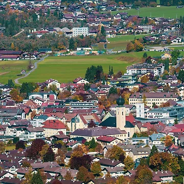 Artwork thumbnail, Red Rooftops Of Reutte by rawshutterbug