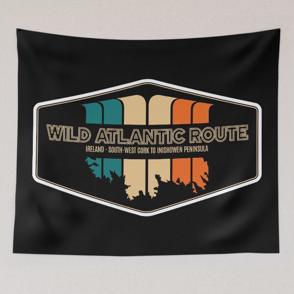 Item preview, Ireland - Wild Atlantic Route 2022 Retro Design 2 designed and sold by ROADTROOPER.