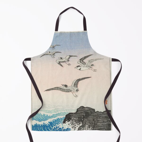 Item preview, "Five seagulls above the sea" by Ohara Koson (Classic Japanese Art) designed and sold by POSTERAMALA.