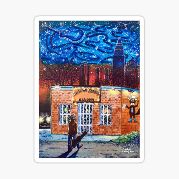 'The Thirsty Beaver Saloon' Sticker