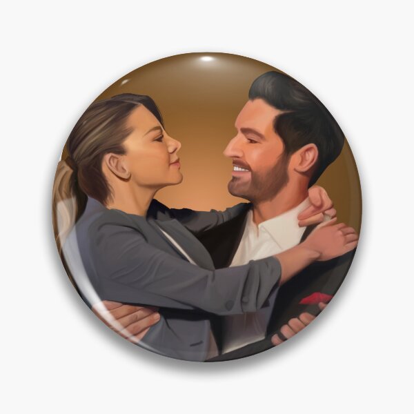 Item preview, Lucifer and Chloe (Deckerstar) Print designed and sold by AussieDrawzz.