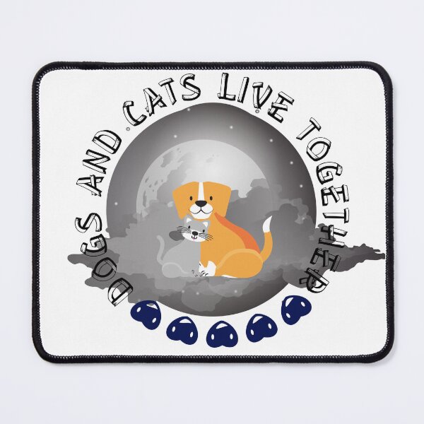 Item preview, Dogs and cats live together designed and sold by StoreRT.