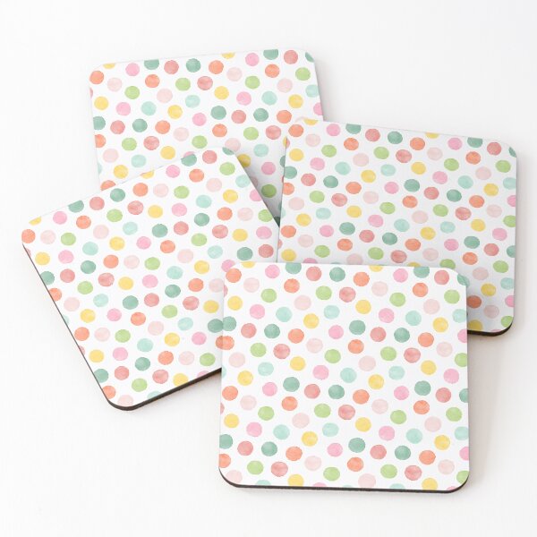Item preview, Watercolor polka dots, pastel color (medium) designed and sold by Studio Dotsch.