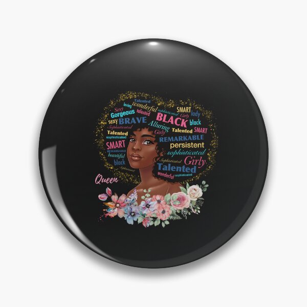 Item preview, Black Girl Power (Floral) Inspirational Classic T-Shirt designed and sold by ColorPrint45.
